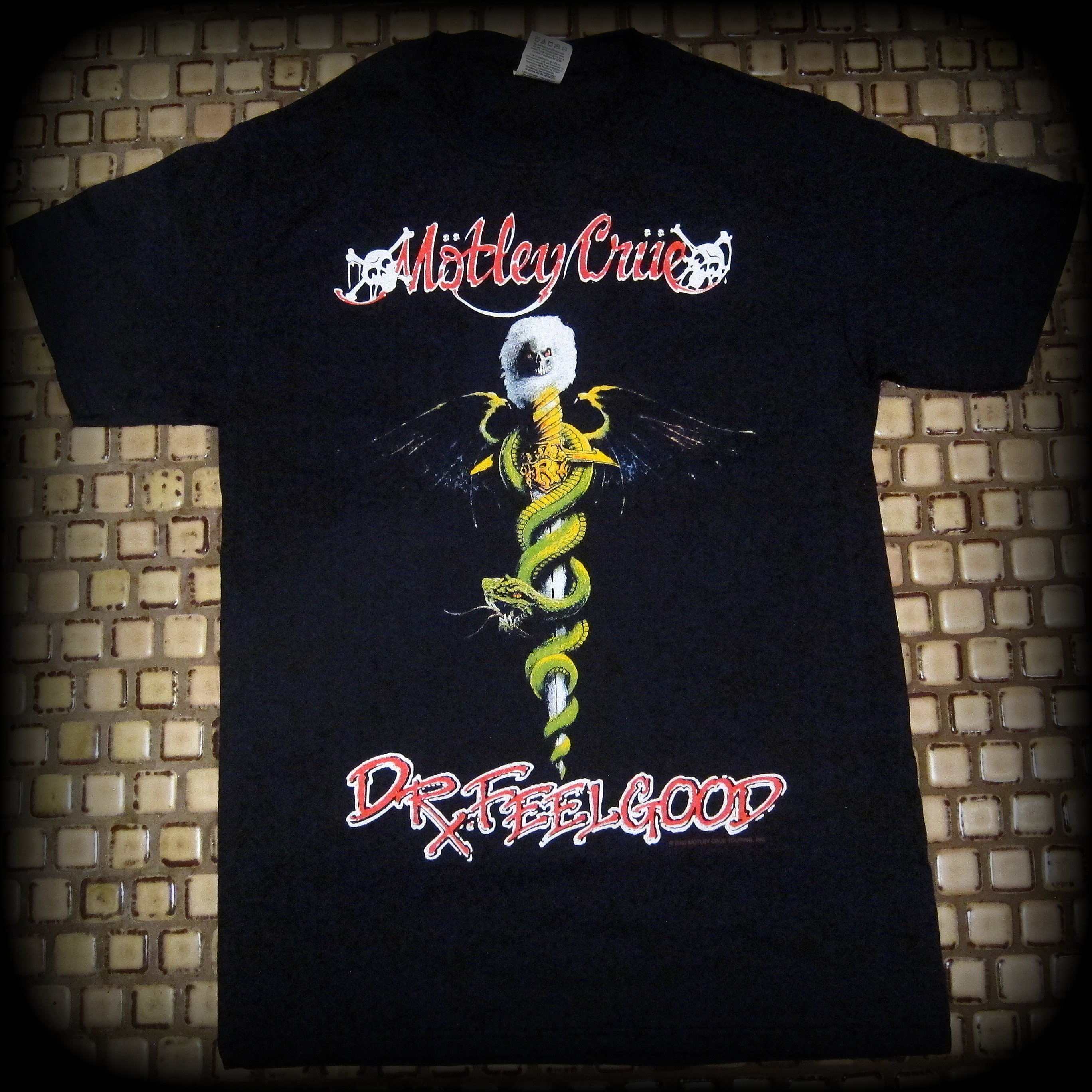 MOTLEY CRUE- DR. FEELGOOD- T-shirt - Two Sided Print